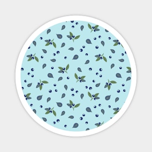 Blueberry pattern Magnet